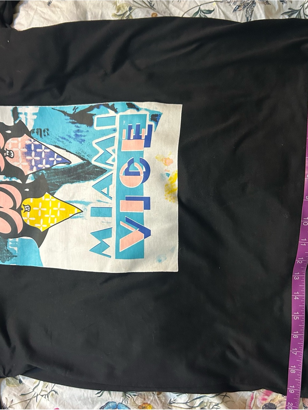 Authentic VLONE Miami Vice Graphic Tee – Black (Size S) - Picture 8 of 8